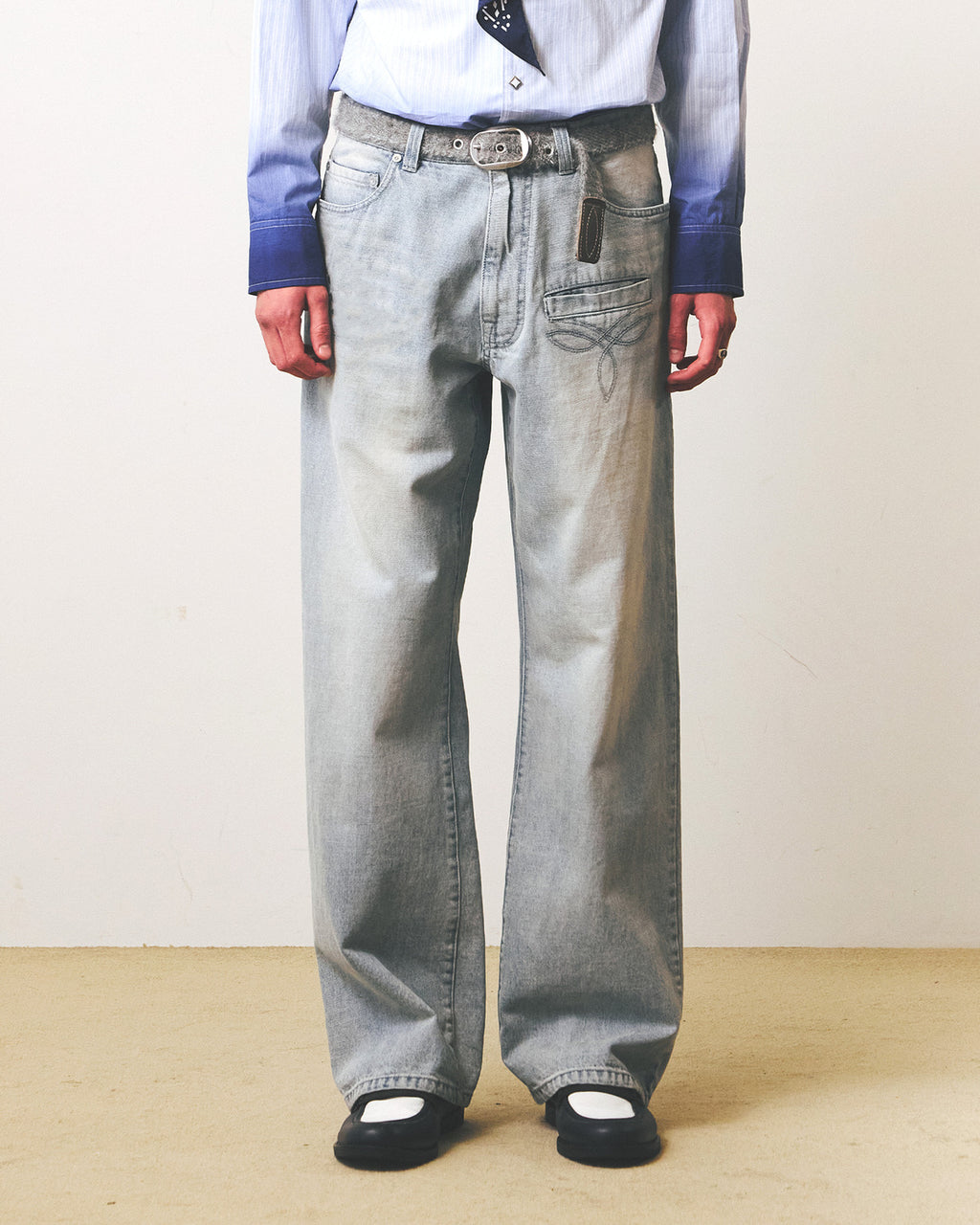 Eastlogue - Ridge Trail Pants (Light Indigo) product image 2 | TRAB K-Fashion Australia