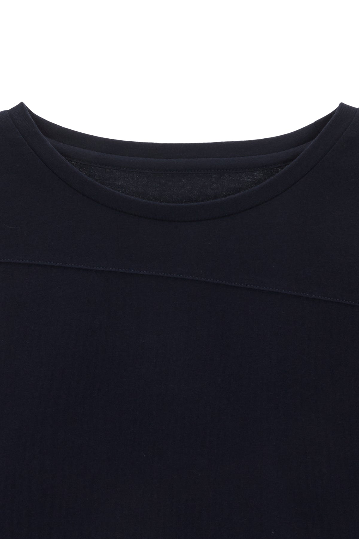 Matin Kim - Diagonal Slimfit Long Sleeve Top (Navy) product image 4 | TRAB K-Fashion Australia