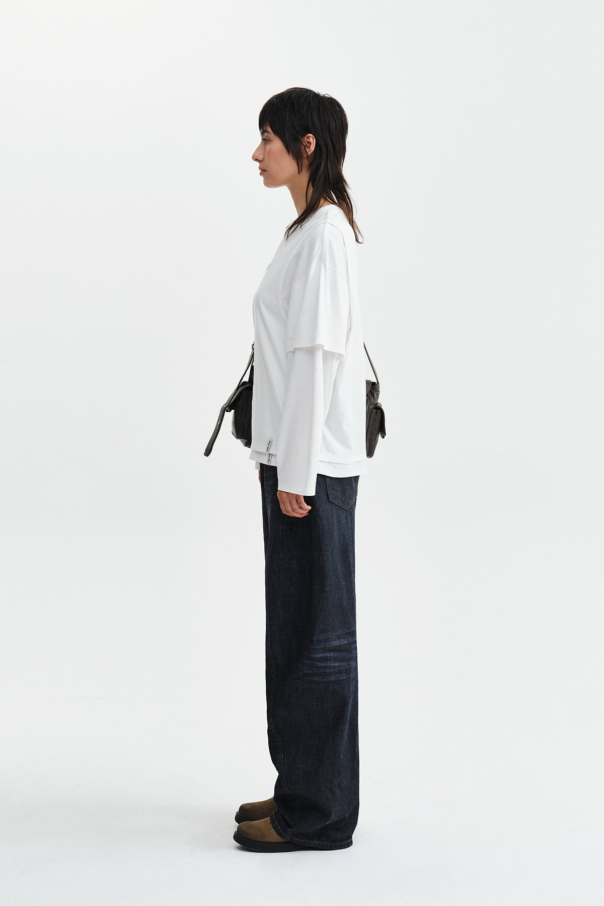 Matin Kim - Cross Back Layered Top (White) product image 6 | TRAB K-Fashion Australia