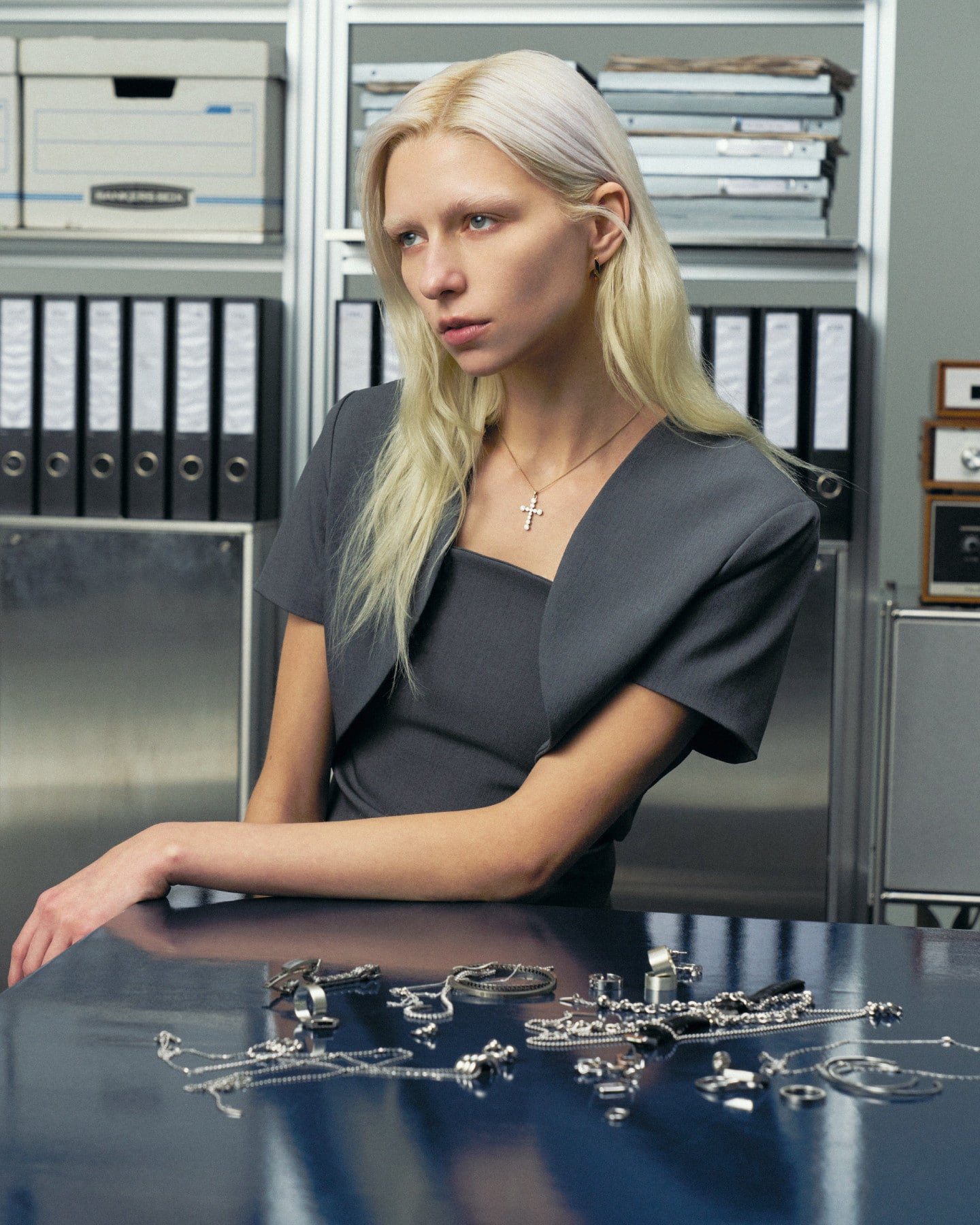 Numbering - Chain Link Hoop Earrings #5351 product image 3 | TRAB K-Fashion Australia