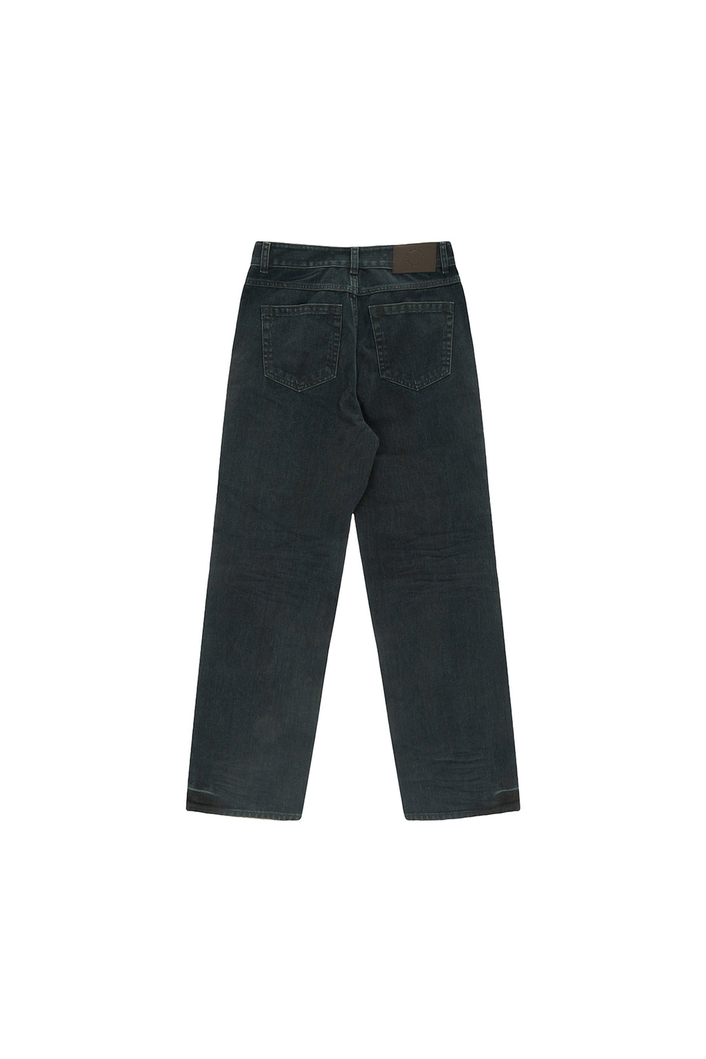 Matin Kim - Vintage Velvet Denim Pants (Blue) product image 2 | TRAB K-Fashion Australia