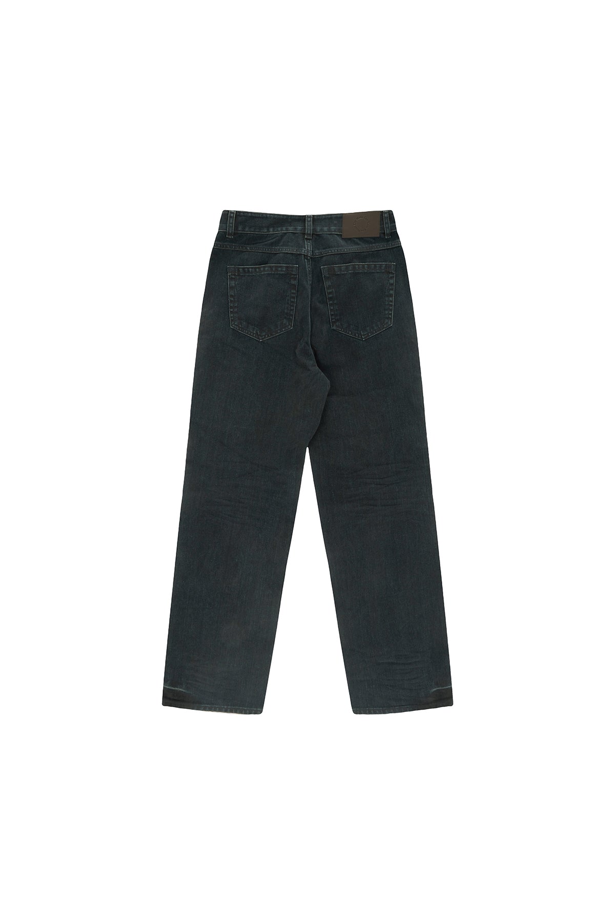 Matin Kim - Vintage Velvet Denim Pants (Blue) product image 2 | TRAB K-Fashion Australia