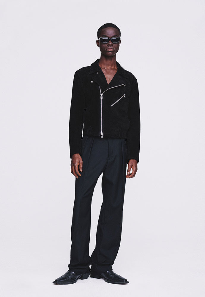 Tonywack - Suede Biker Jacket (Black) product image 1 | TRAB K-Fashion Australia