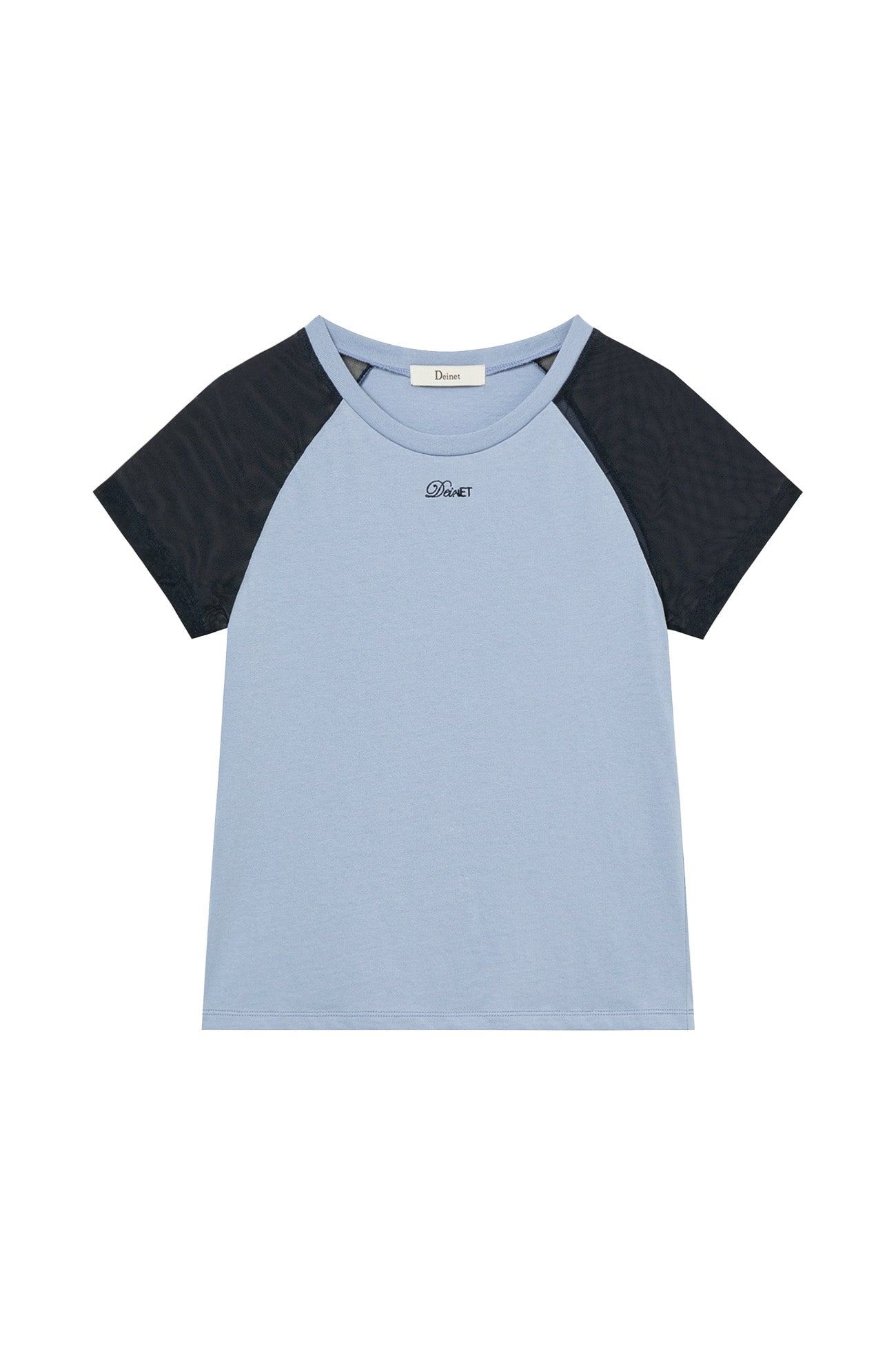 Deinet - Mesh Contrast Raglan T-Shirt (Blue) product image 1 | TRAB K-Fashion Australia