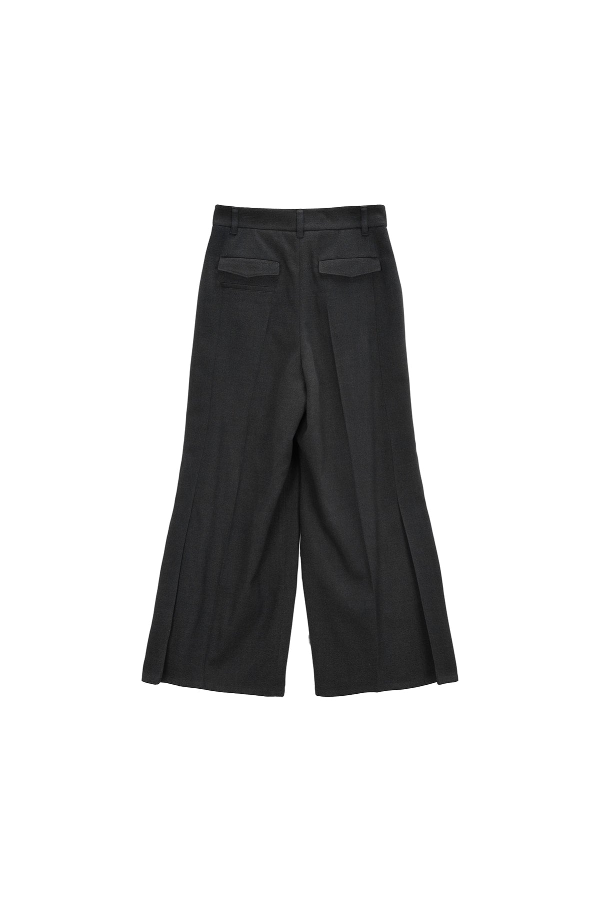 Matin Kim - Side Pleats Trouser (Charcoal) product image 2 | TRAB K-Fashion Australia