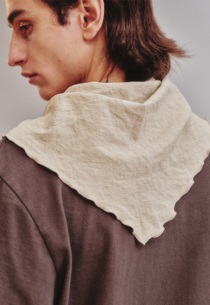 Art if acts - Linen Scarf (Ivory) product image 2 | TRAB K-Fashion Australia
