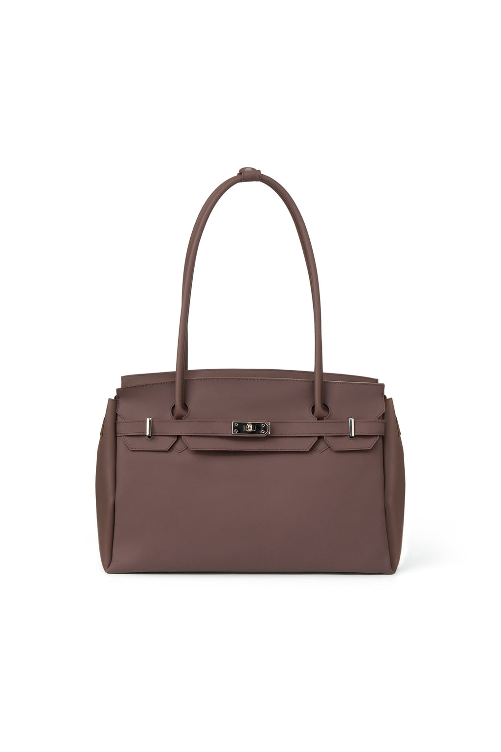 Deinet - [free Card Wallet] Jelly Two-Way Big Bag (Brown) product image 1 | TRAB K-Fashion Australia