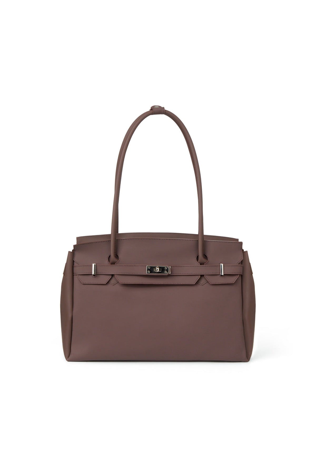 Deinet - [free Card Wallet] Jelly Two-Way Big Bag (Brown) product image 1 | TRAB K-Fashion Australia
