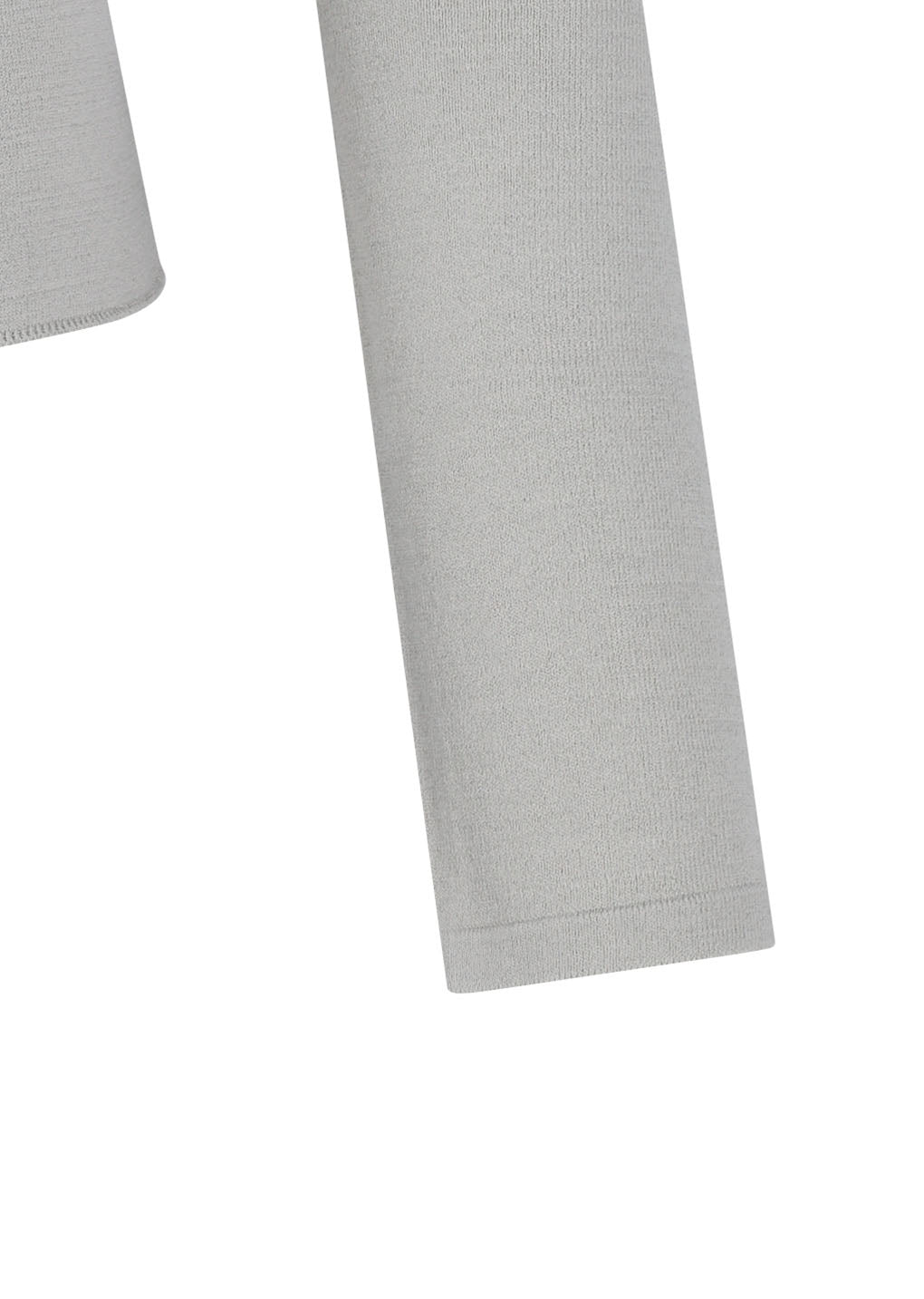 Amomento - Half Zip-up Knit Hoodie (Grey Beige) product image 8 | TRAB K-Fashion Australia