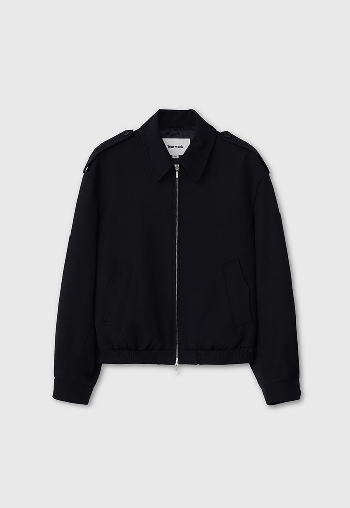 Tonywack - Wool Twill Epaulet Blouson (Midnight) product image 8 | TRAB K-Fashion Australia