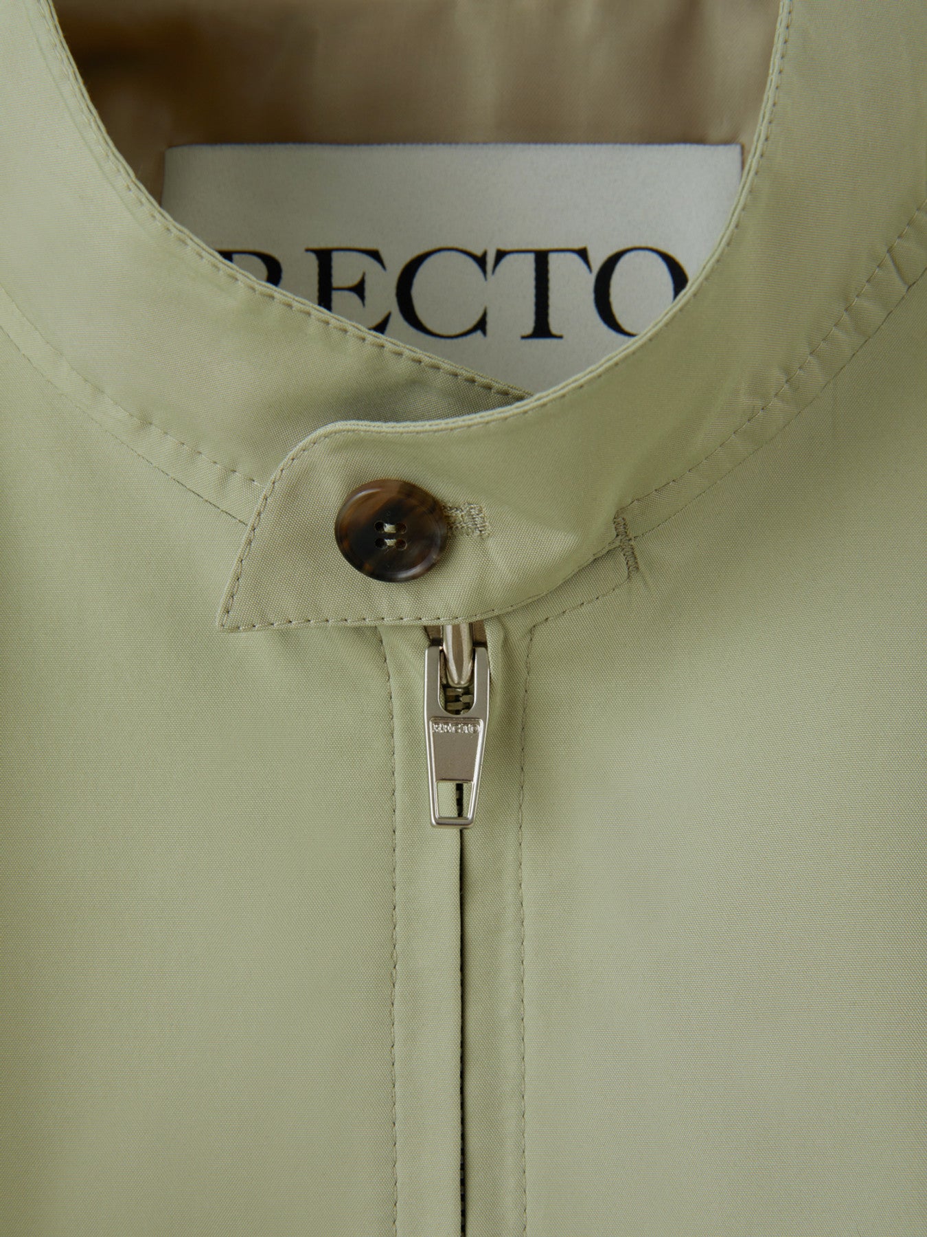Recto - Crop Harrington Jumper (Light Khaki) product image 7 | TRAB K-Fashion Australia
