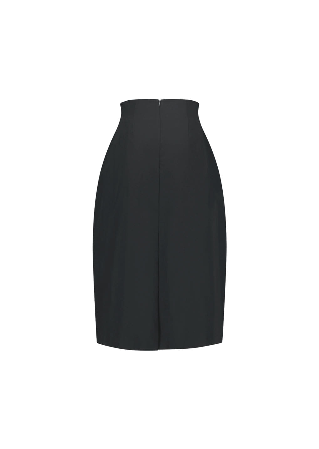 Amomento - Curved Silhouette Skirt (Black) product image 3 | TRAB K-Fashion Australia