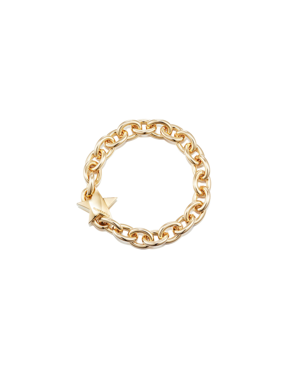 Numbering - Star Clasp Oval Chain Bracelet #5928 product image 5 | TRAB K-Fashion Australia