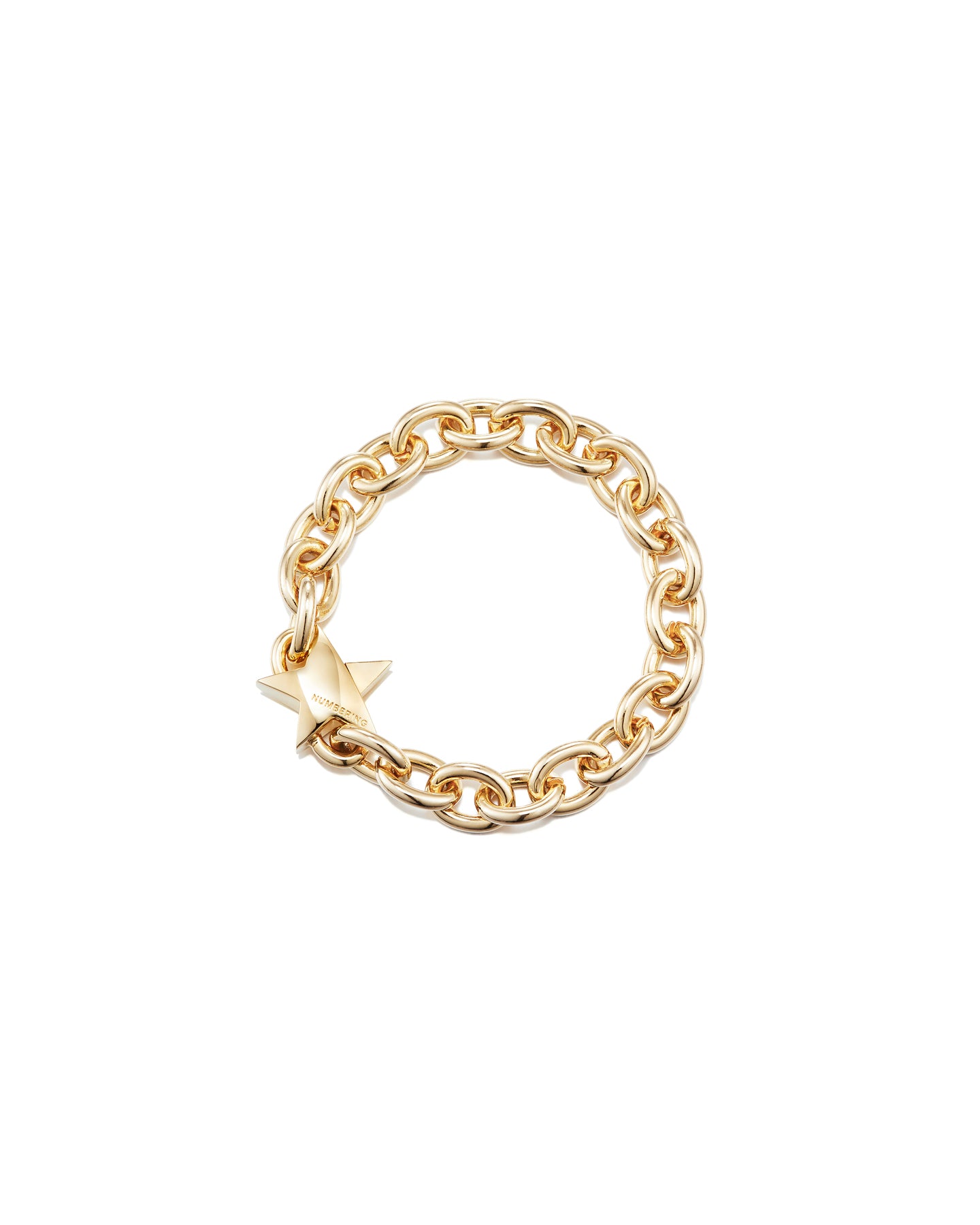 Numbering - Star Clasp Oval Chain Bracelet #5928 product image 5 | TRAB K-Fashion Australia