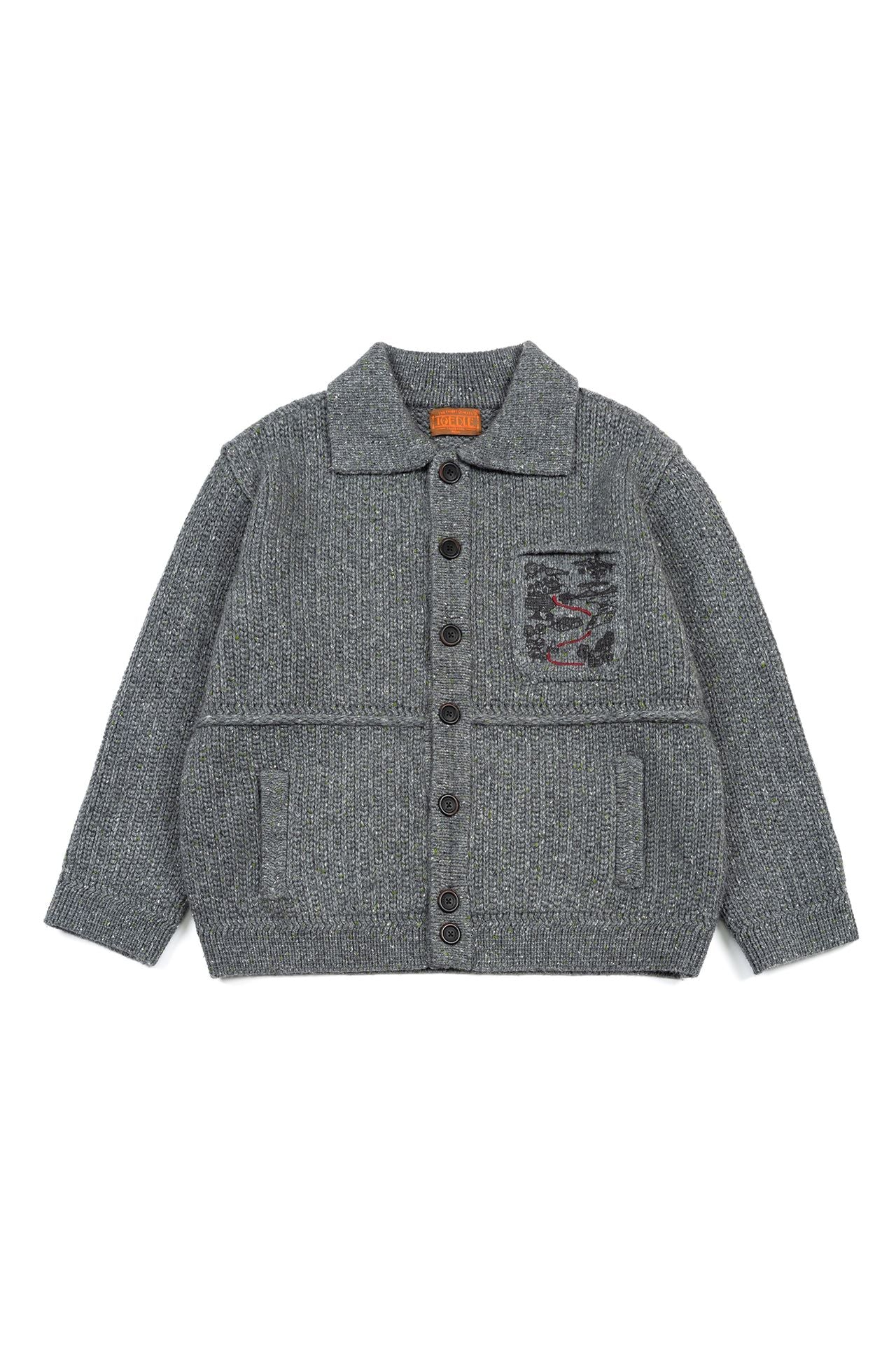 Ioedle - Guide To Memories Knit Jacket (Gray) product image 2 | TRAB K-Fashion Australia