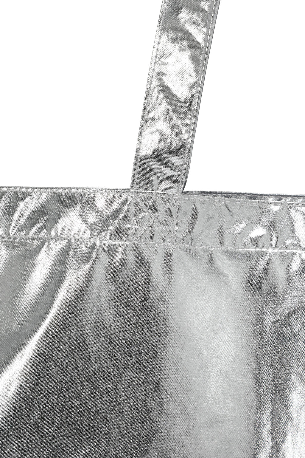 Deinet - Essential Logo Shoulder Big Bag (Silver) product image 10 | TRAB K-Fashion Australia