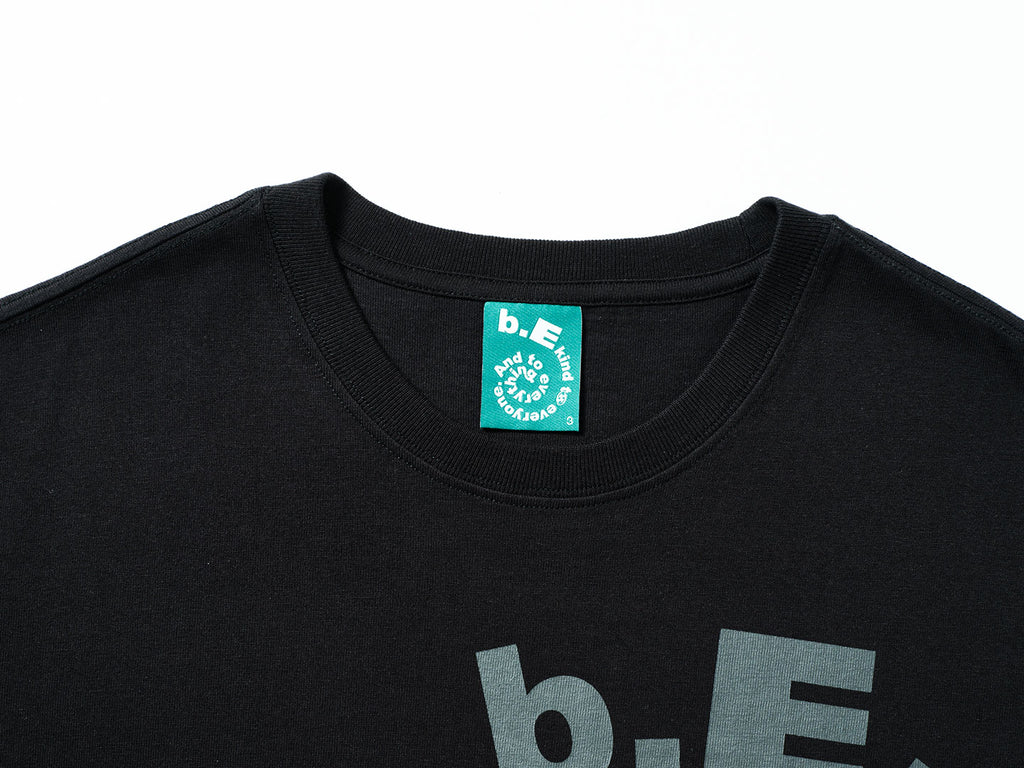 San San Gear - San San X B.E Swirl T-Shirt (Black) product image 3 | TRAB K-Fashion Australia
