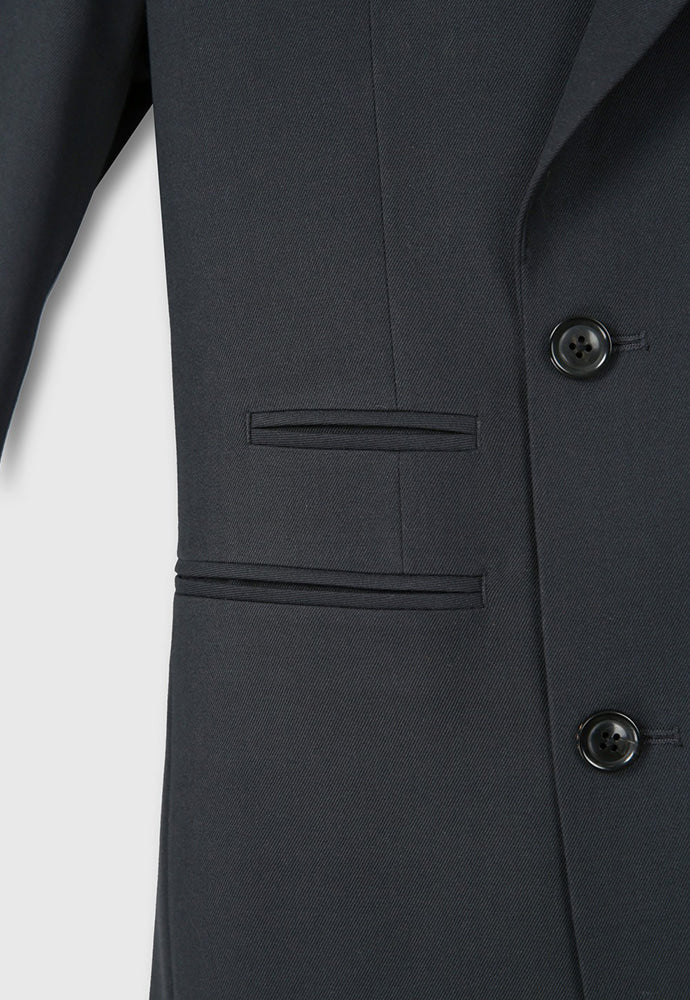 Tonywack - Wool Twill Double-Breasted Tailored Blazer (Carbon Grey) product image 15 | TRAB K-Fashion Australia