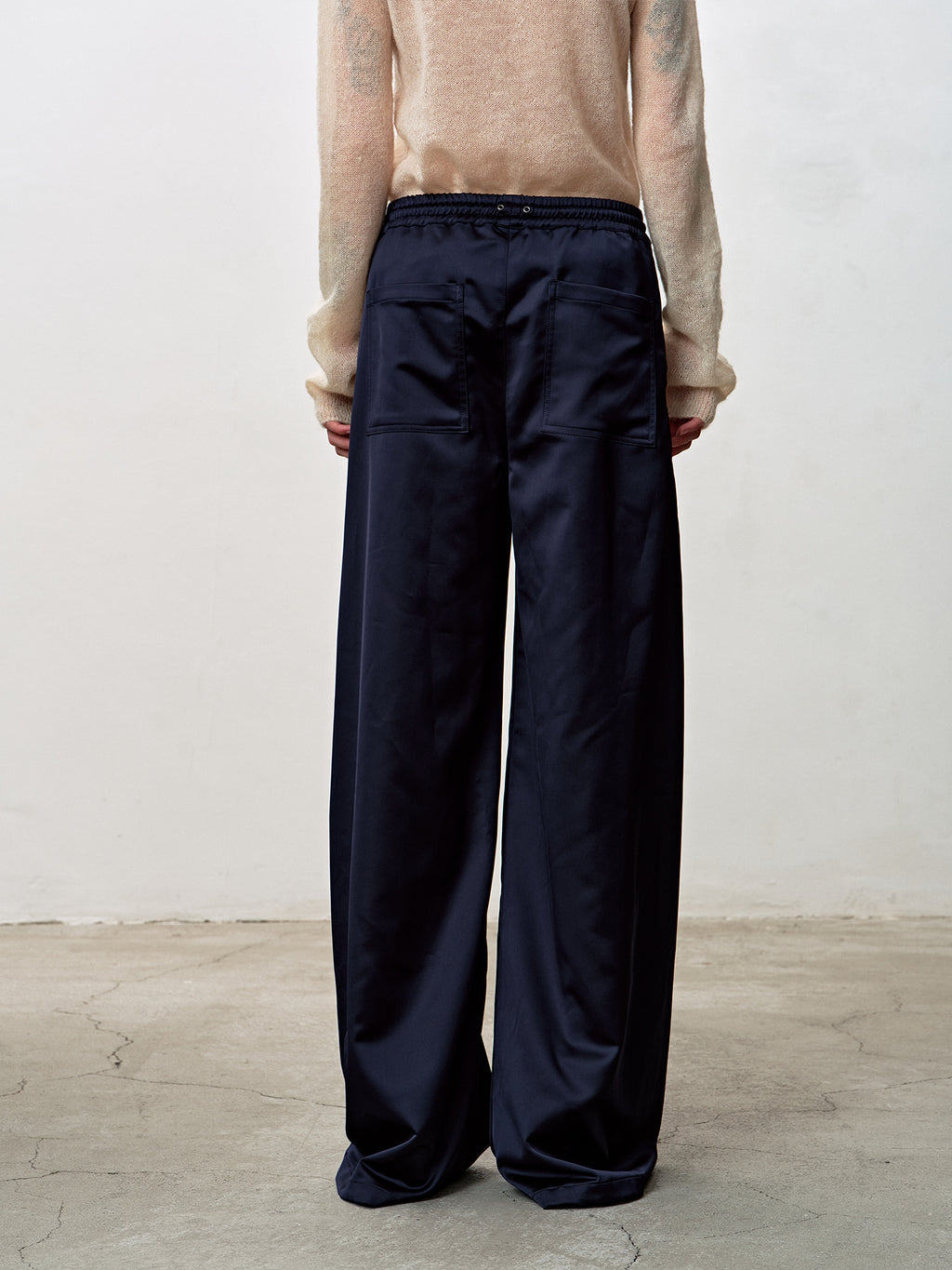 Tonywack - Silky Banding Lounge Pants (Navy) product image 8 | TRAB K-Fashion Australia