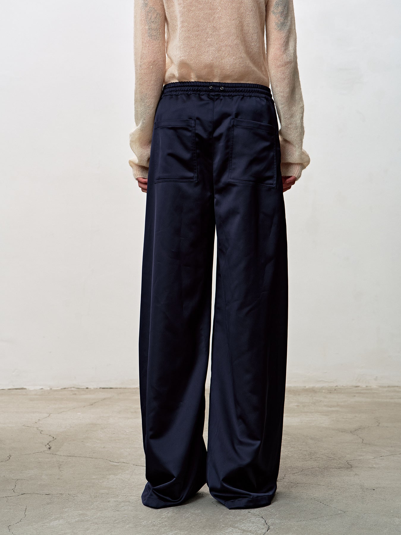 Tonywack - Silky Banding Lounge Pants (Navy) product image 8 | TRAB K-Fashion Australia