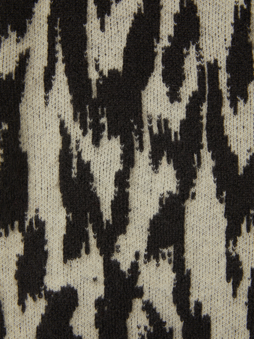 Recto - Leopard Jacquard Polo Knit Top (Dark Brown) product image 13 | TRAB K-Fashion Australia
