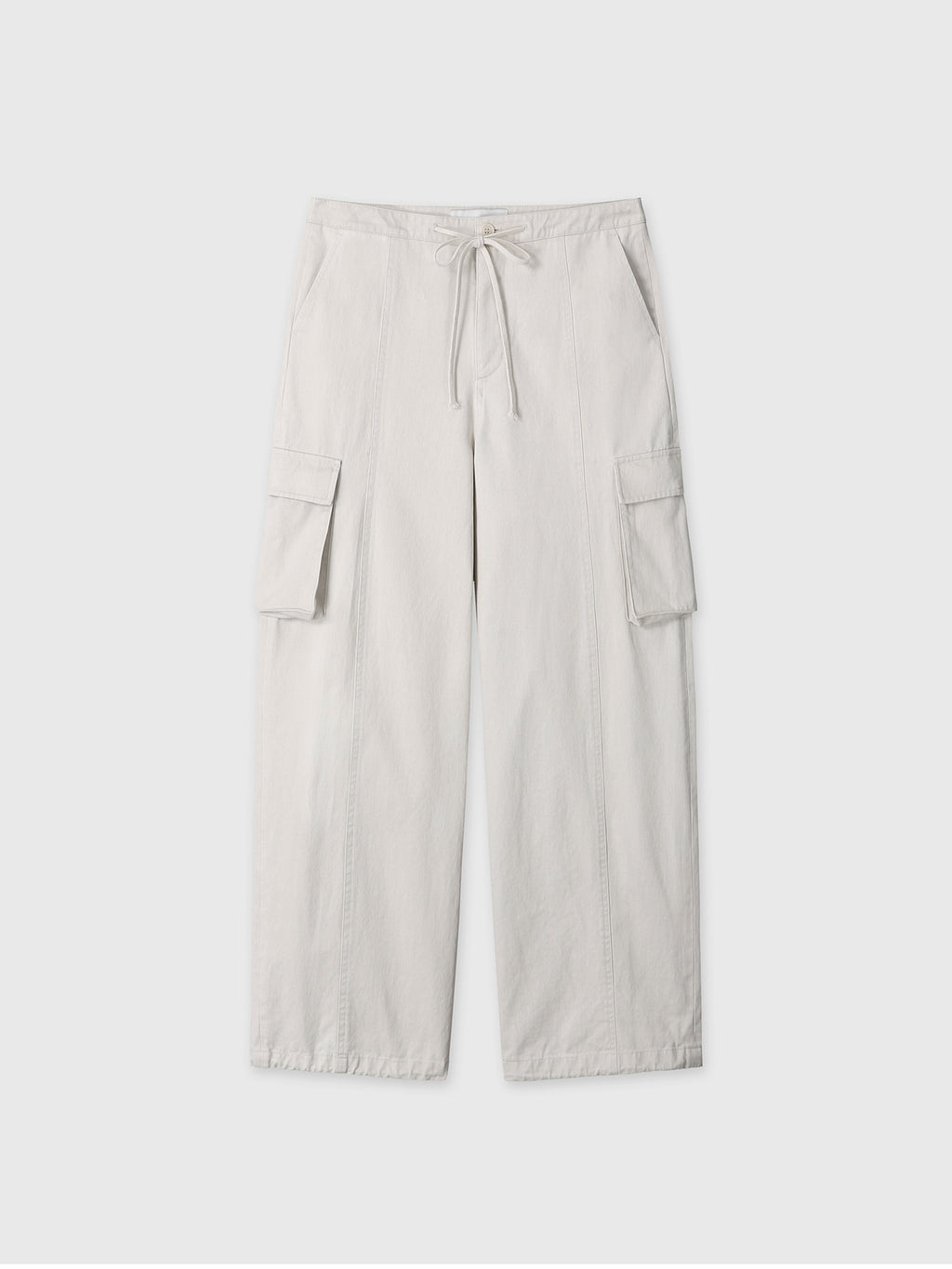 Tonywack - Cotton Drawstring Cargo Trousers (Ivory) product image 10 | TRAB K-Fashion Australia