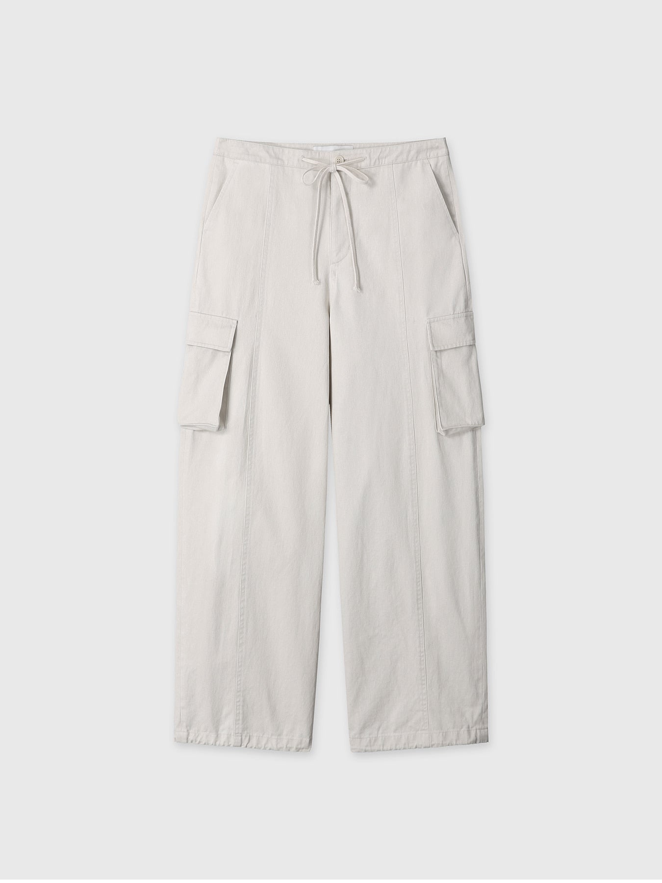 Tonywack - Cotton Drawstring Cargo Trousers (Ivory) product image 10 | TRAB K-Fashion Australia