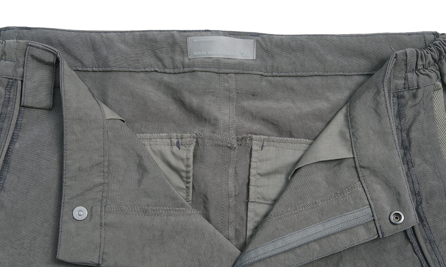 San San Gear - Piping Pants (Warm Grey) product image 8 | TRAB K-Fashion Australia