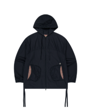 Coyseio - Check Wrinkles Wind Breaker (Navy) product image 1 | TRAB K-Fashion Australia
