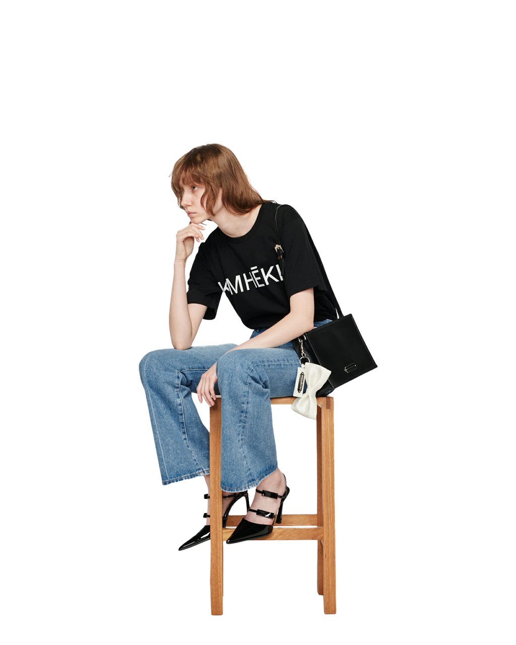 Kimhe Kim - Kimhekim T-Shirt (Black) product image 5 | TRAB K-Fashion Australia