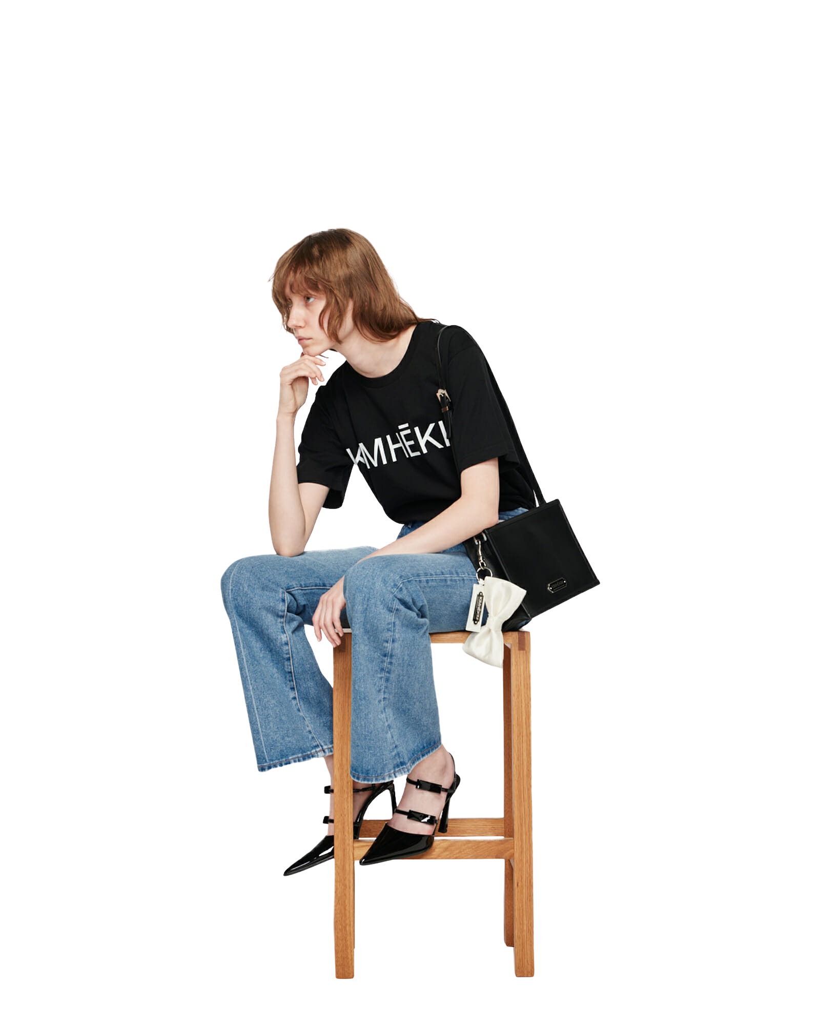 Kimhe Kim - Kimhekim T-Shirt (Black) product image 5 | TRAB K-Fashion Australia