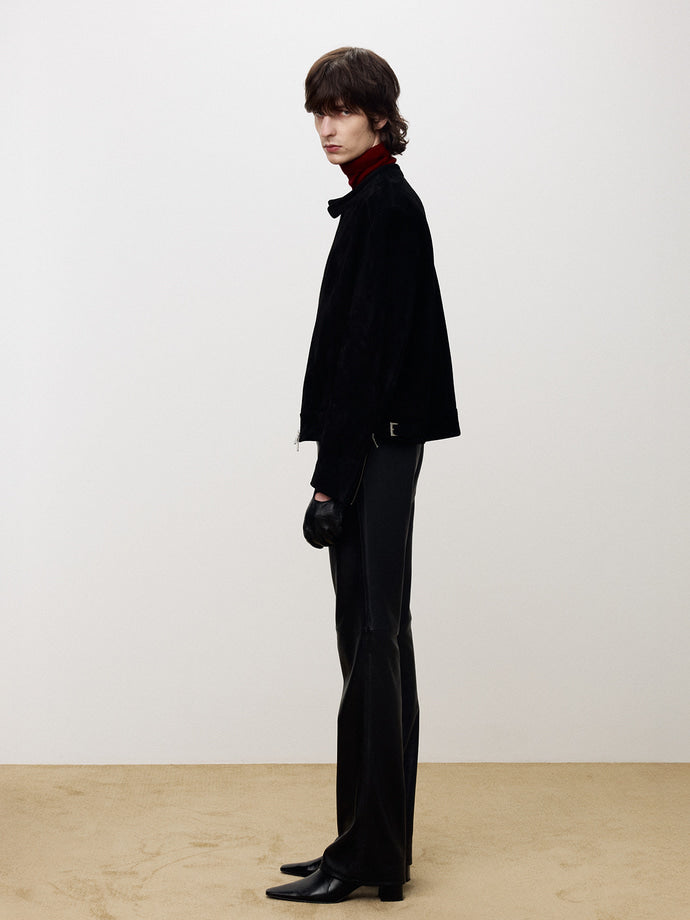 Tonywack - Suede Racer Jacket (Black) product image 3 | TRAB K-Fashion Australia