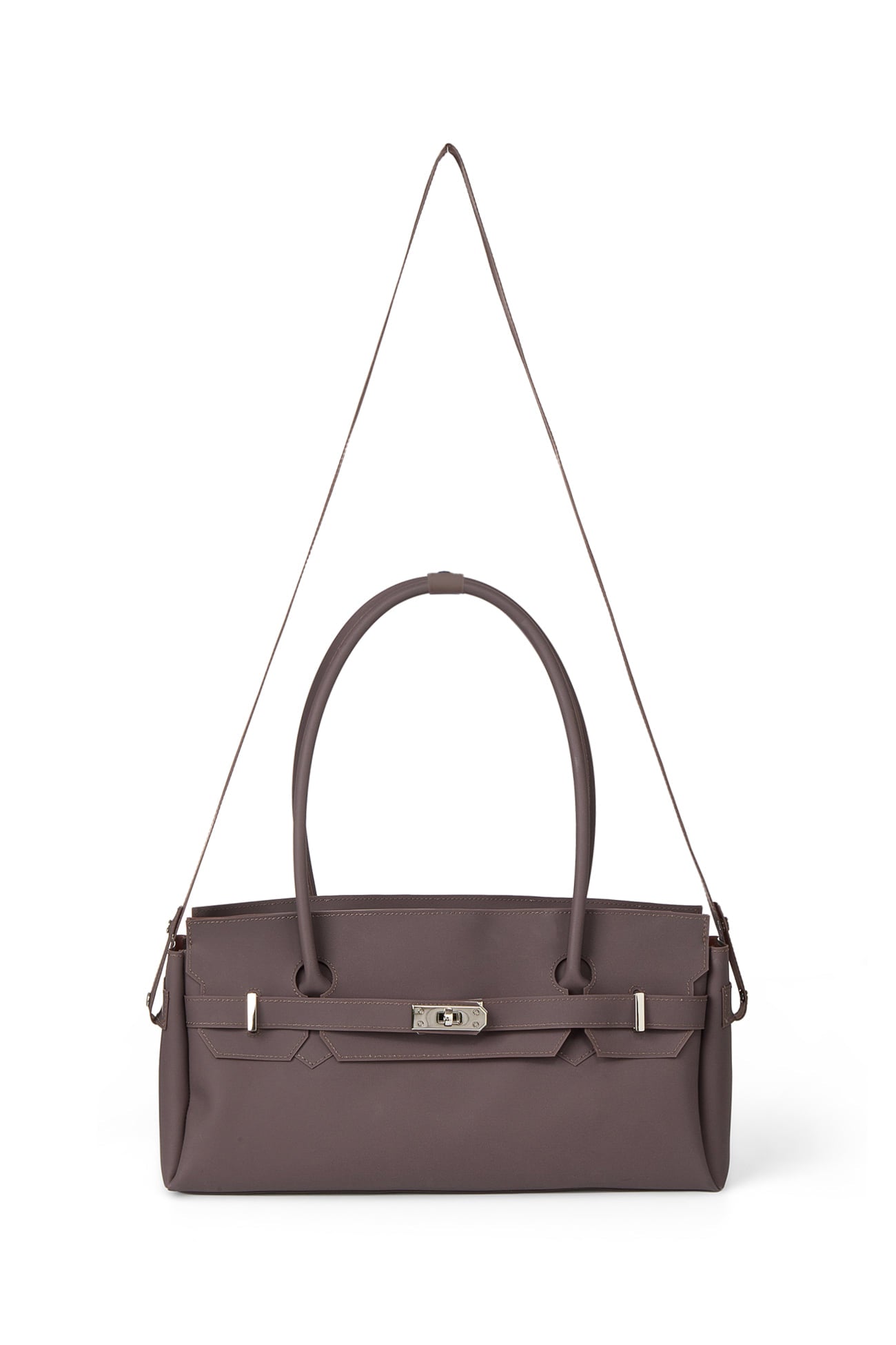 Deinet - [free Card Wallet] Jelly Two-Way Bag (Brown) product image 4 | TRAB K-Fashion Australia
