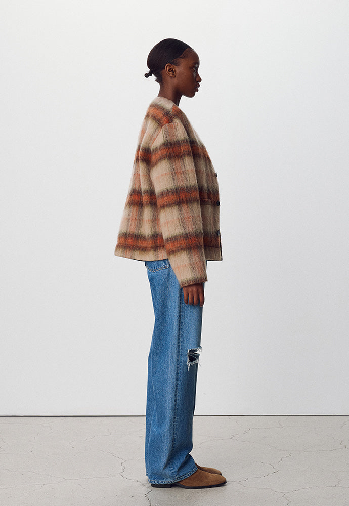 Tonywack - Straight-Leg Distressed Denim Jeans (Mid Blue) product image 3 | TRAB K-Fashion Australia