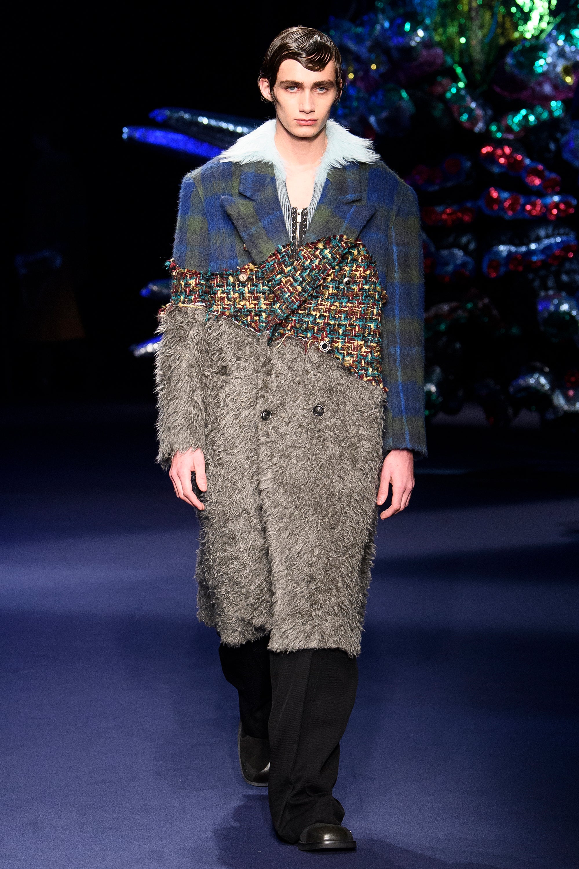 Andersson Bell - Panni Custom-Like Coat (Blue) product image 4 | TRAB K-Fashion Australia