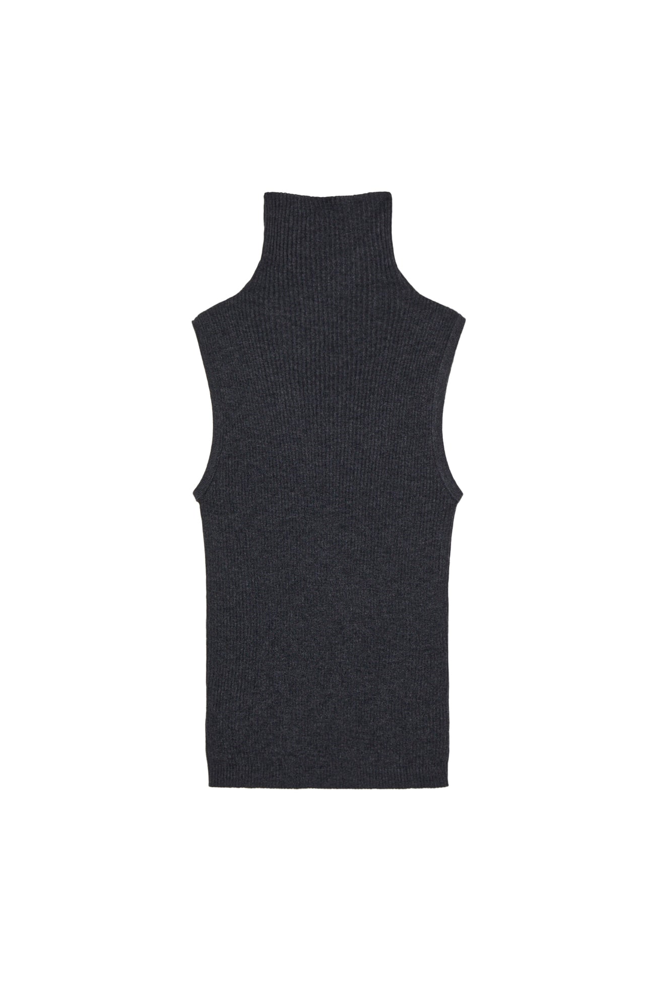Deinet - Turtle Neck Sleeveless (Charcoal) product image 1 | TRAB K-Fashion Australia