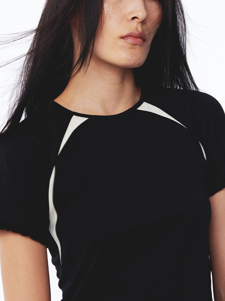 Kijun - Frill Backless Top (Black) product image 5 | TRAB K-Fashion Australia