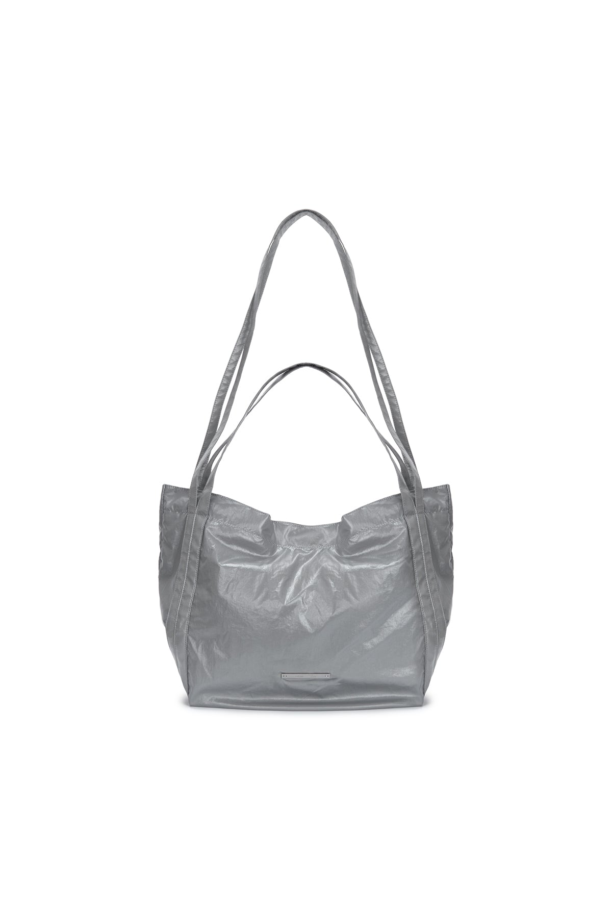 Matin Kim - Glossy Two Way Big Bag (Grey) product image 1 | TRAB K-Fashion Australia