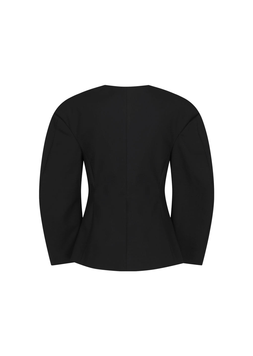Amomento - Curved Silhouette Jacket (Black) product image 6 | TRAB K-Fashion Australia
