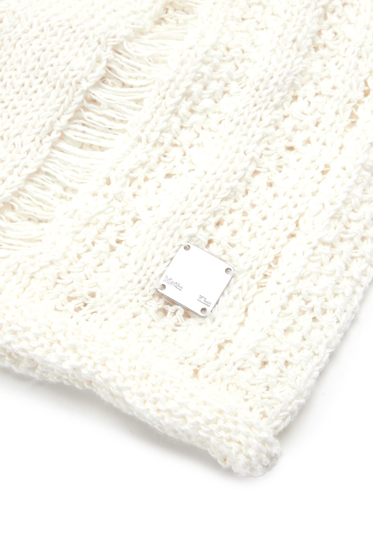 Matin Kim - Stripe Chunky Beanie (Ivory) product image 3 | TRAB K-Fashion Australia