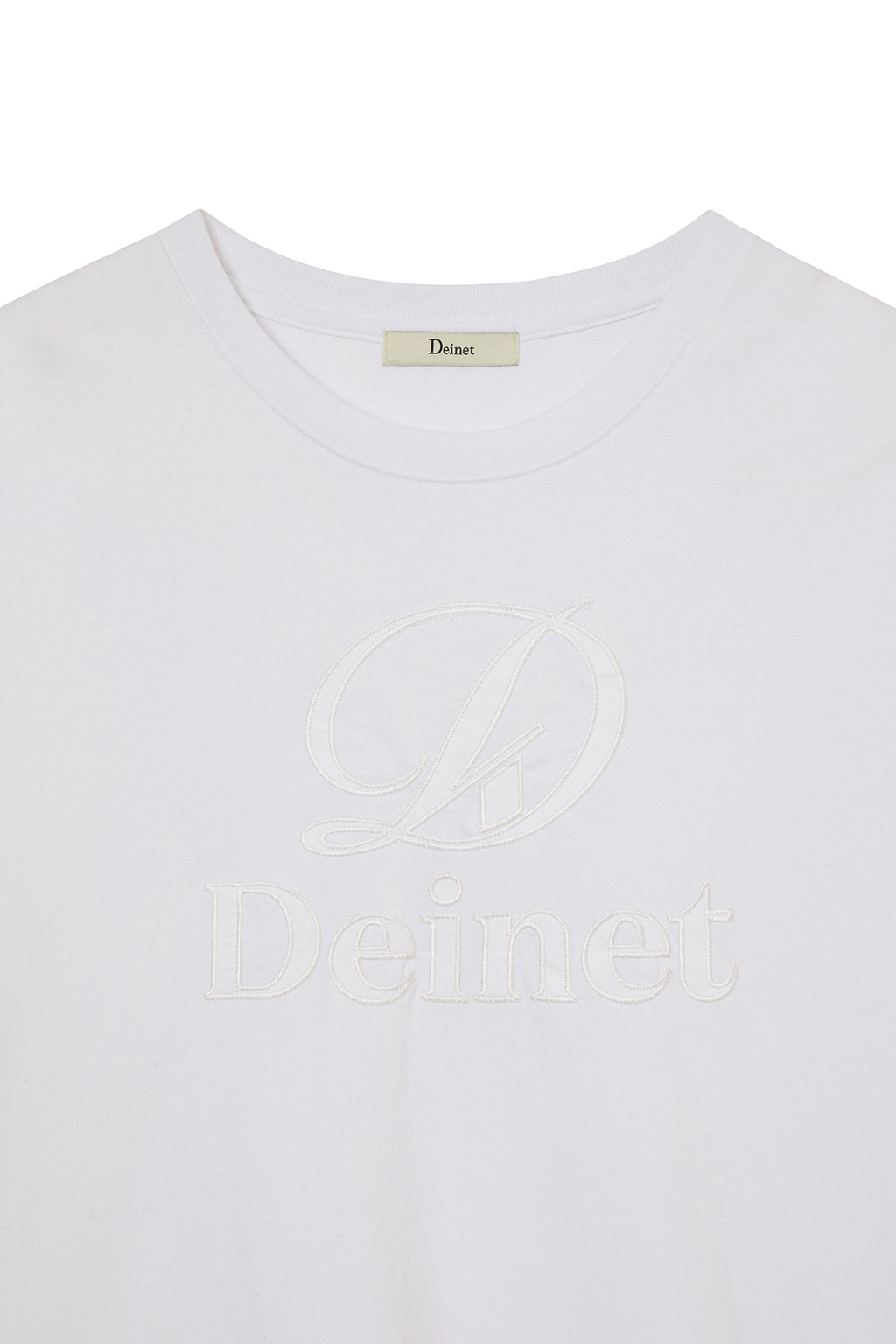 Deinet - Application Stitch T-Shirt (White) product image 3 | TRAB K-Fashion Australia