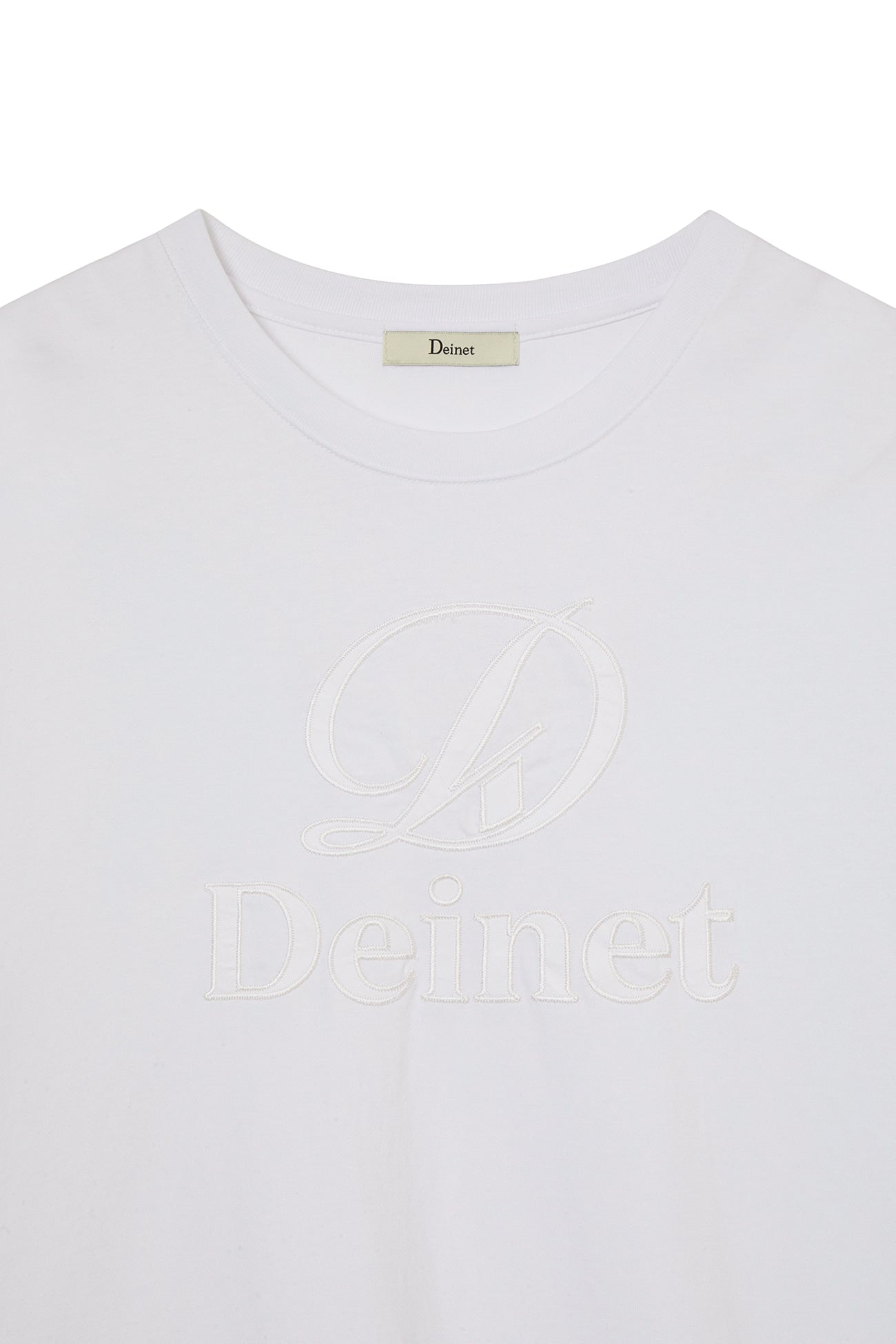 Deinet - Application Stitch T-Shirt (White) product image 3 | TRAB K-Fashion Australia