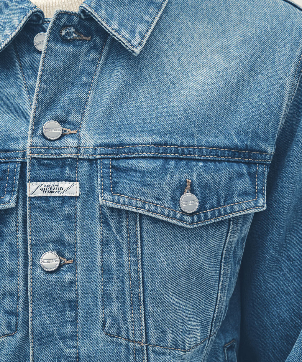 Marithe & Francois Girbaud - Denim Trucker Jacket (Light Blue) product image 4 | TRAB K-Fashion Australia