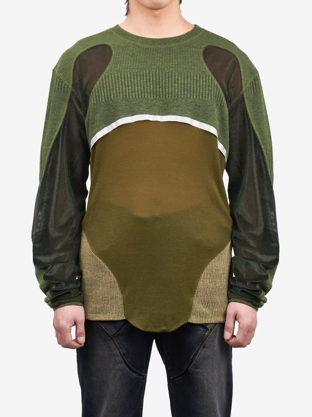 Juntae Kim - Panelled Corset Long Sleeve (OC1) product image 1 | TRAB K-Fashion Australia