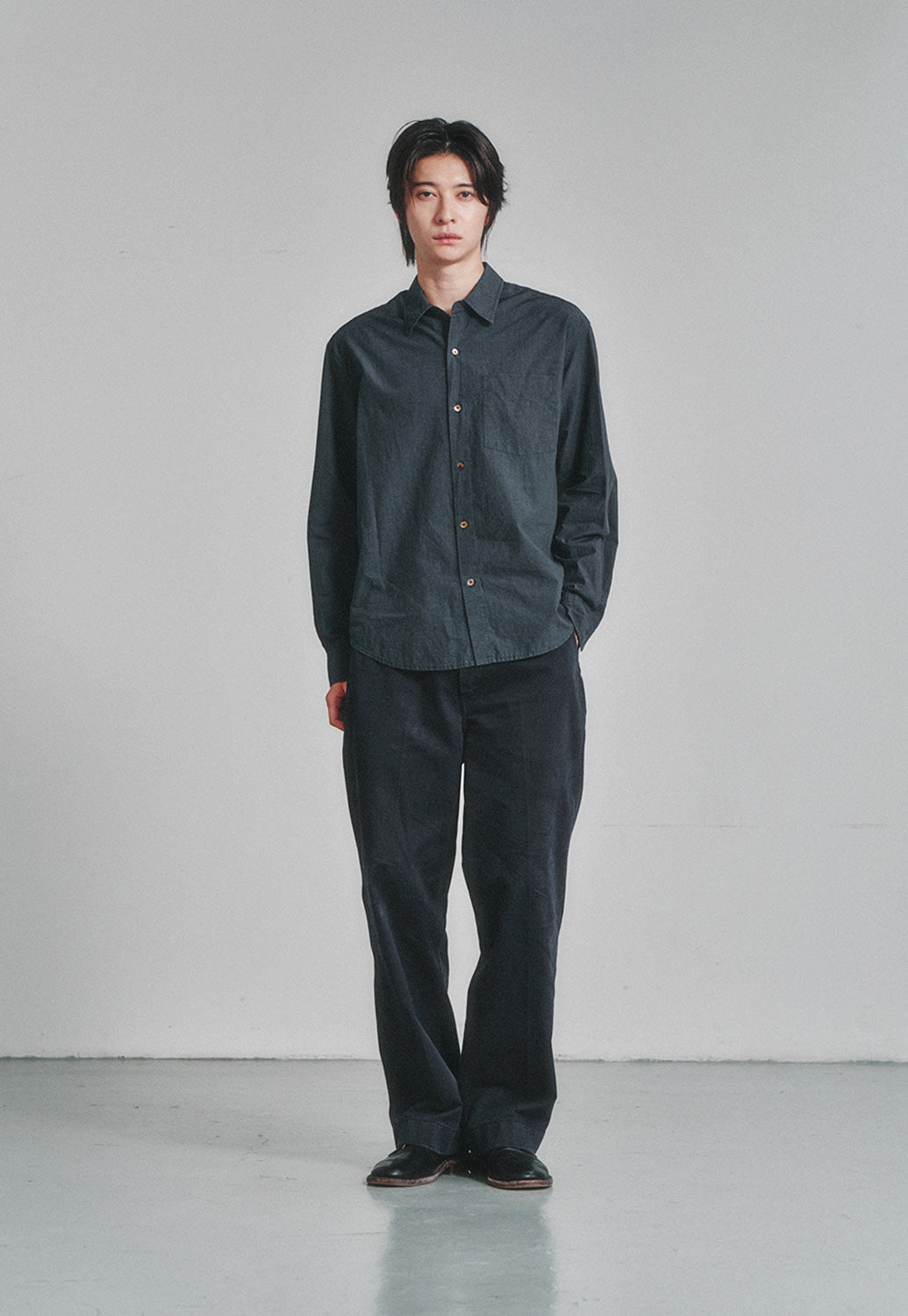 Art if acts - Sunny Dry Typewriter Shirt (Vintage Navy) product image 2 | TRAB K-Fashion Australia