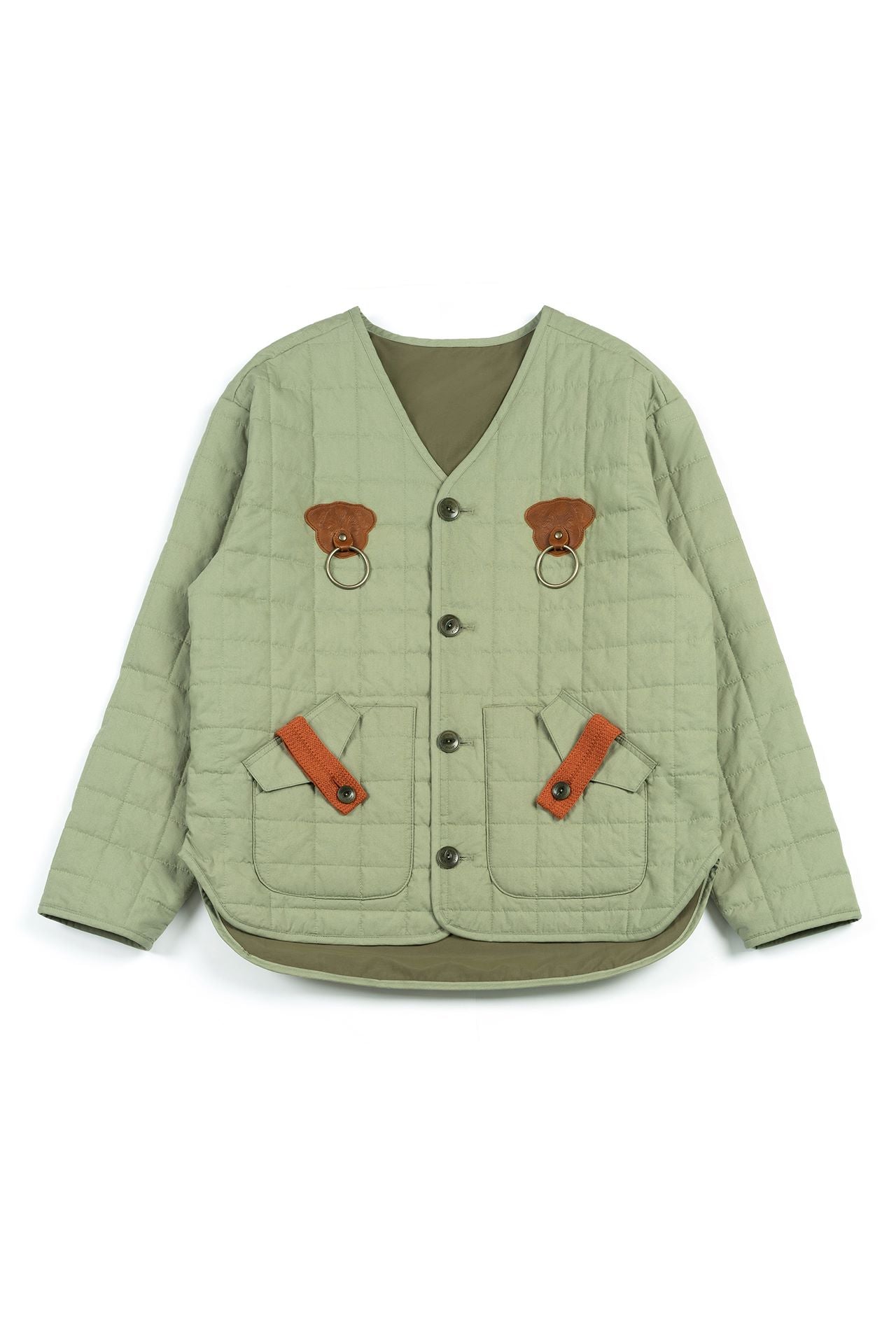 Ioedle - Welcome Gate Quilted Jacket (Olive) product image 2 | TRAB K-Fashion Australia