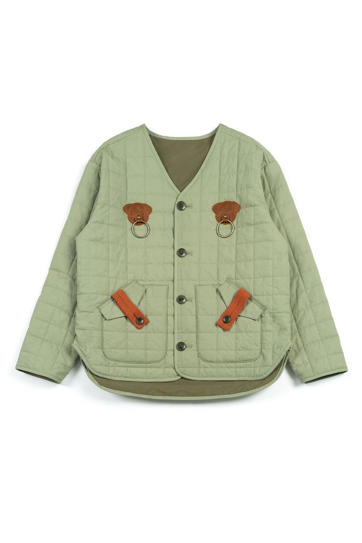 Ioedle - Welcoming Front Door Quilted Jacket (Olive) product image 2 | TRAB K-Fashion Australia