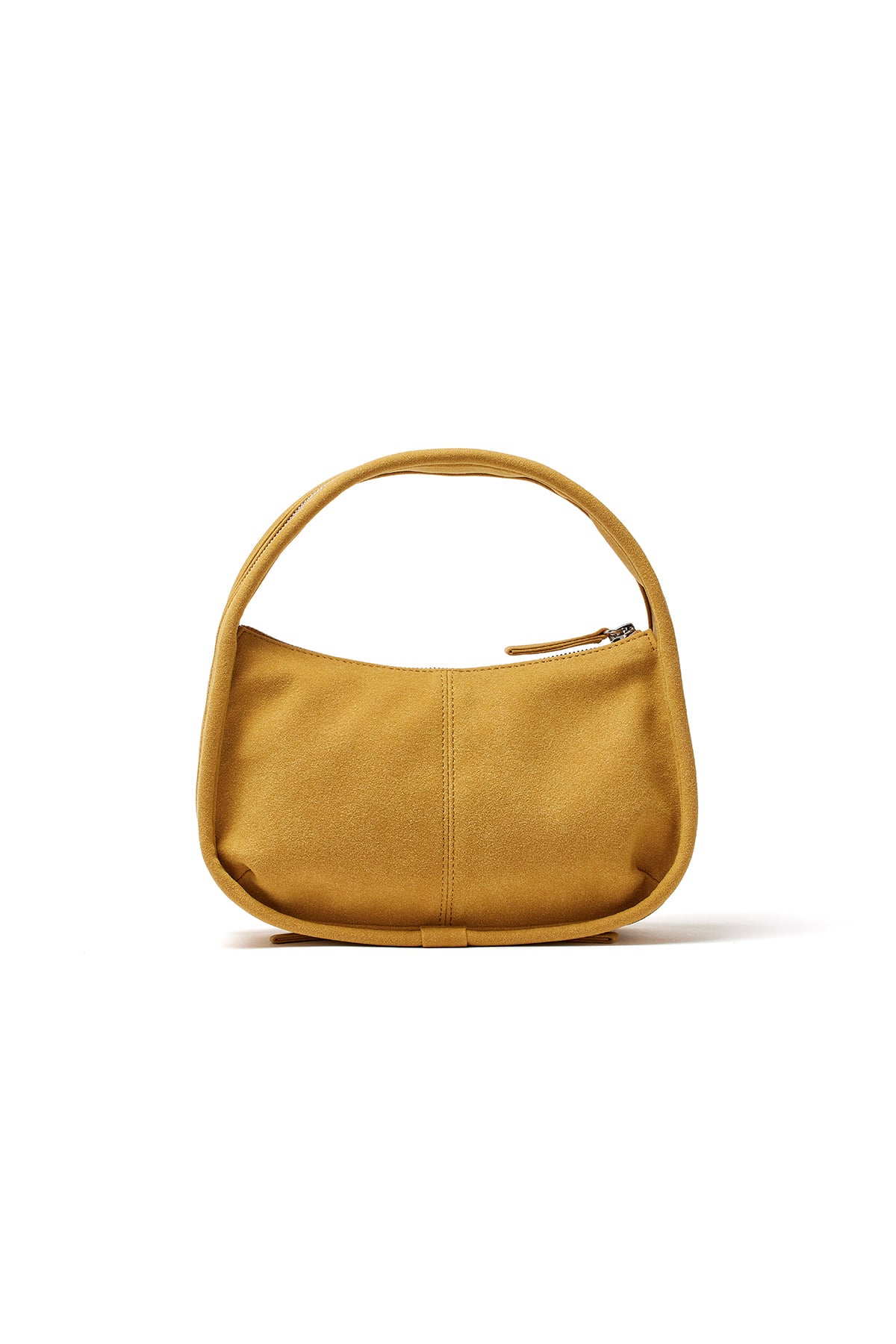 Matin Kim - Zip Around Suede Mini Bag (Mustard) product image 2 | TRAB K-Fashion Australia