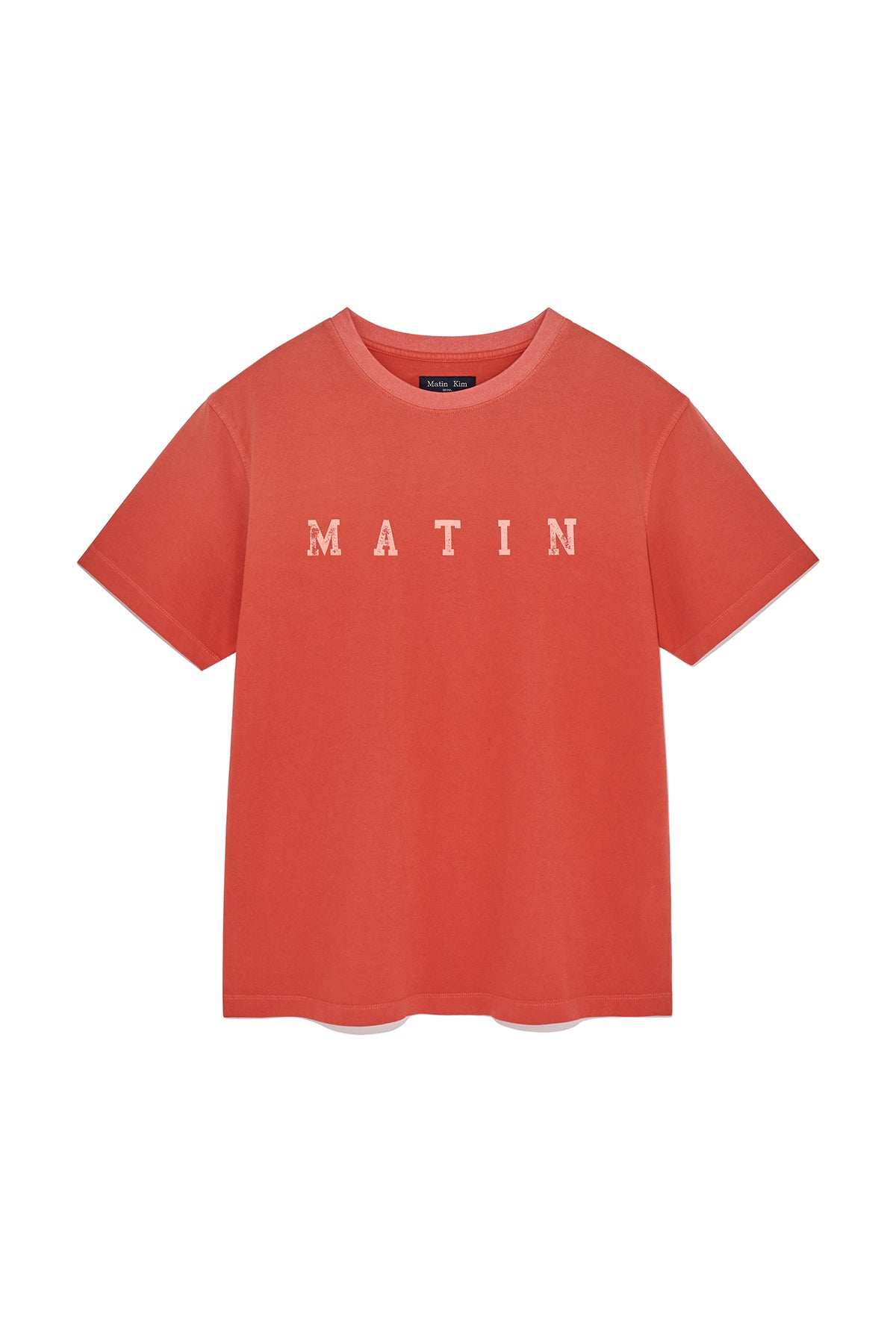 Matin Kim - Dying Point Logo Top (Red) product image 1 | TRAB K-Fashion Australia