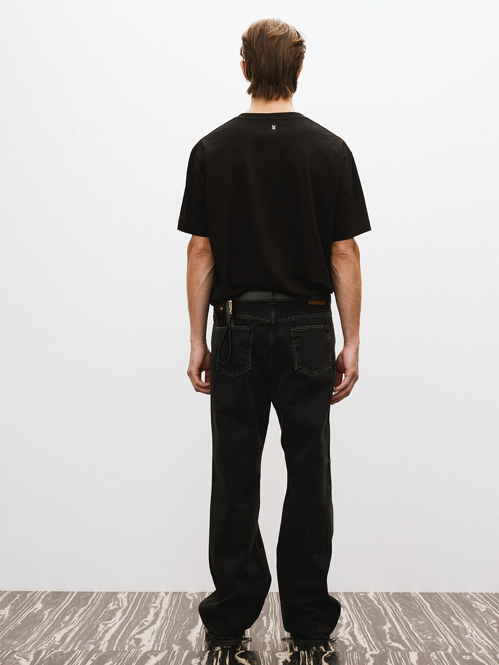 Recto - Theo Washed Denim Pants (Black) product image 4 | TRAB K-Fashion Australia
